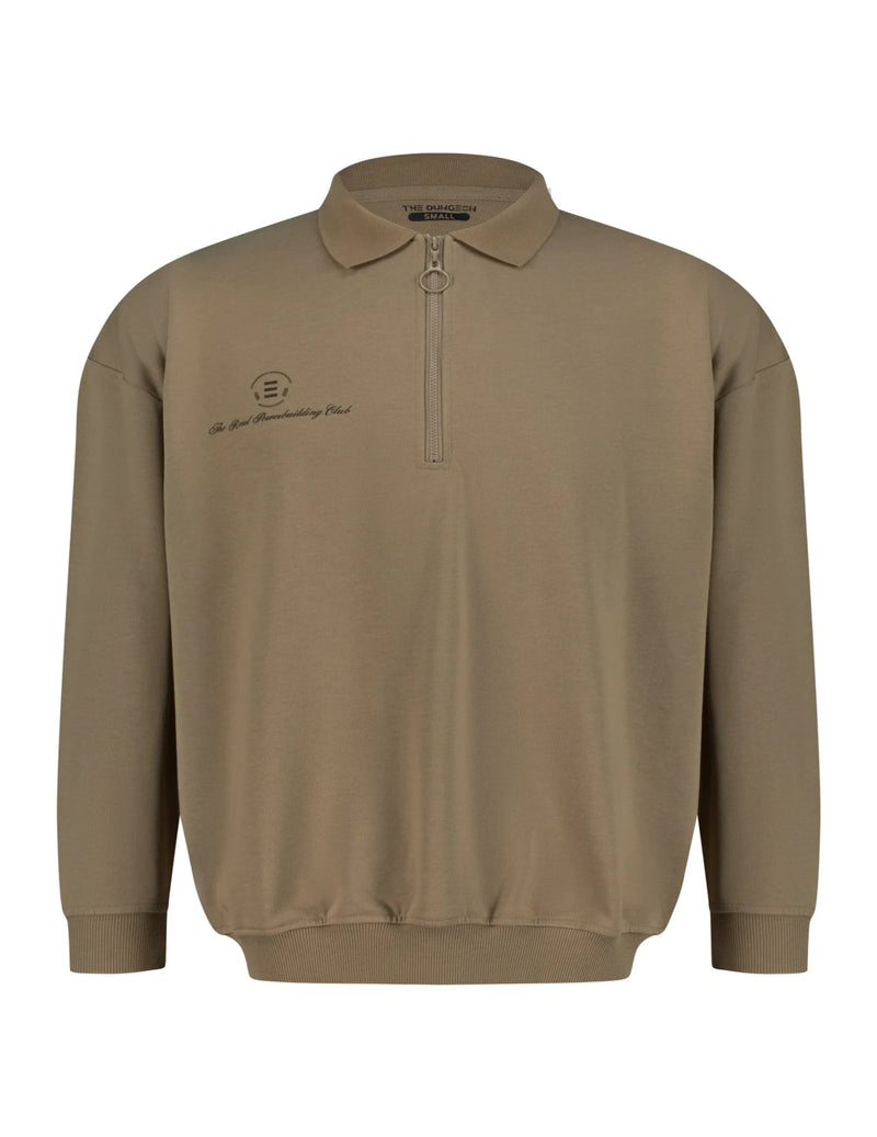 Half Zipper Sweatshirt - Sand