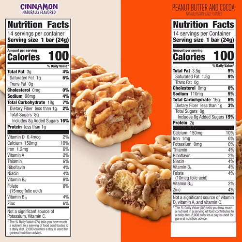 28 Bars Cinnamon Toast Crunch & Reese's