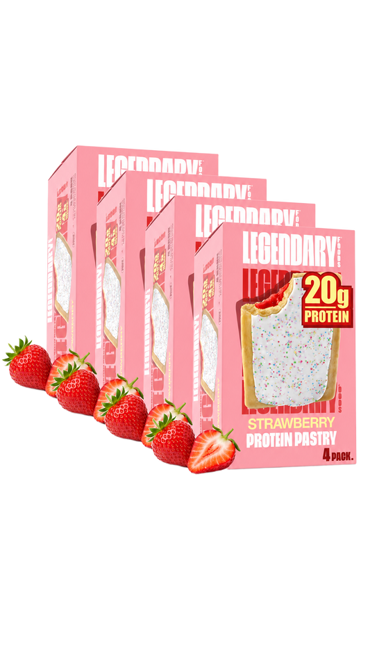Legendary Strawberry Protein Pastry, 4 packs