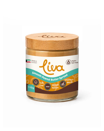 Liva Jars - Smooth peanut butter , Almond , Hazelnut