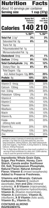 3 Pieces Cheerios Protein Cereal