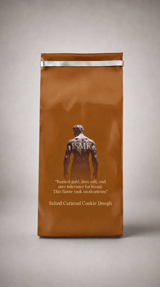 Salted Caramel Protein Cookie Dough jar
