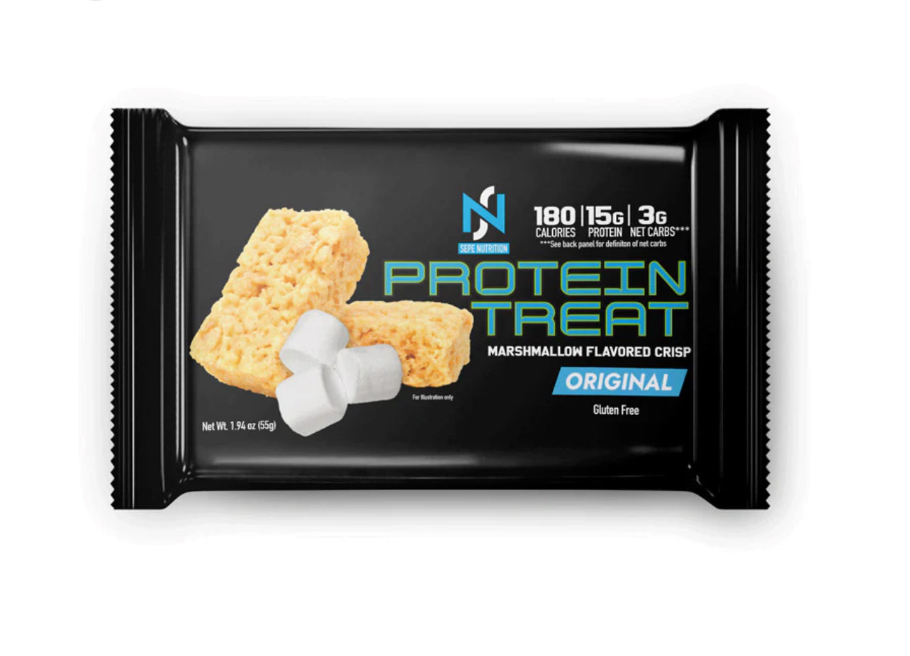 Crispy Rice Marshmallow Protein snack 

180 Calorie , 15 G protein , 3 Net Carb