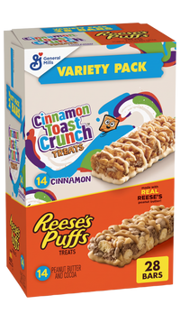 28 Bars Cinnamon Toast Crunch & Reese's