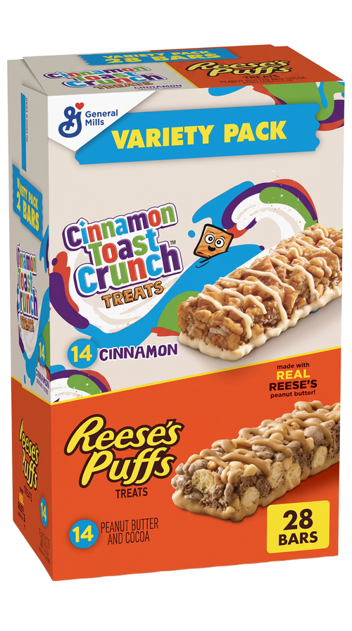 28 Bars Cinnamon Toast Crunch & Reese's