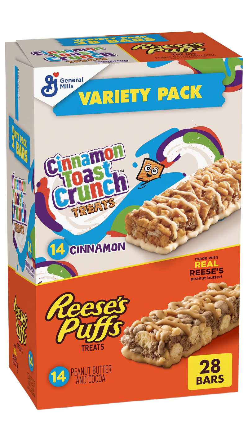 28 Bars Cinnamon Toast Crunch & Reese's