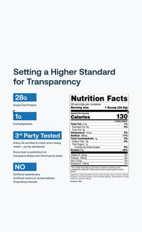 Transparent Labs Protein - Strawberry Milkshake
