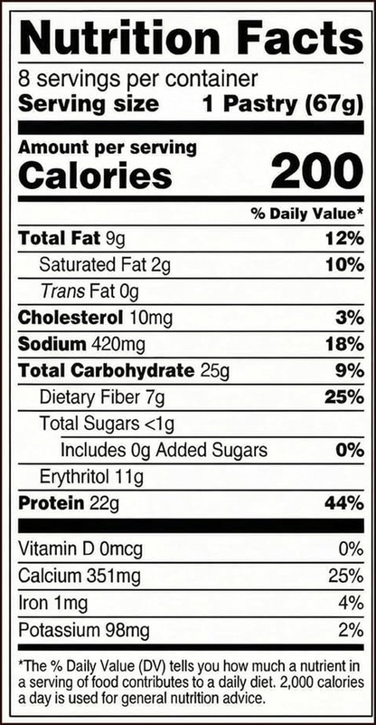 Legendary Double Chocolate Protein Pastry