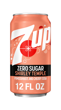 12 Cans Zero Sugar 7UP Shirley Temple