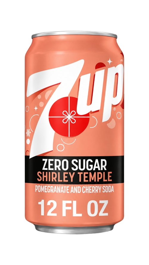 12 Cans Zero Sugar 7UP Shirley Temple