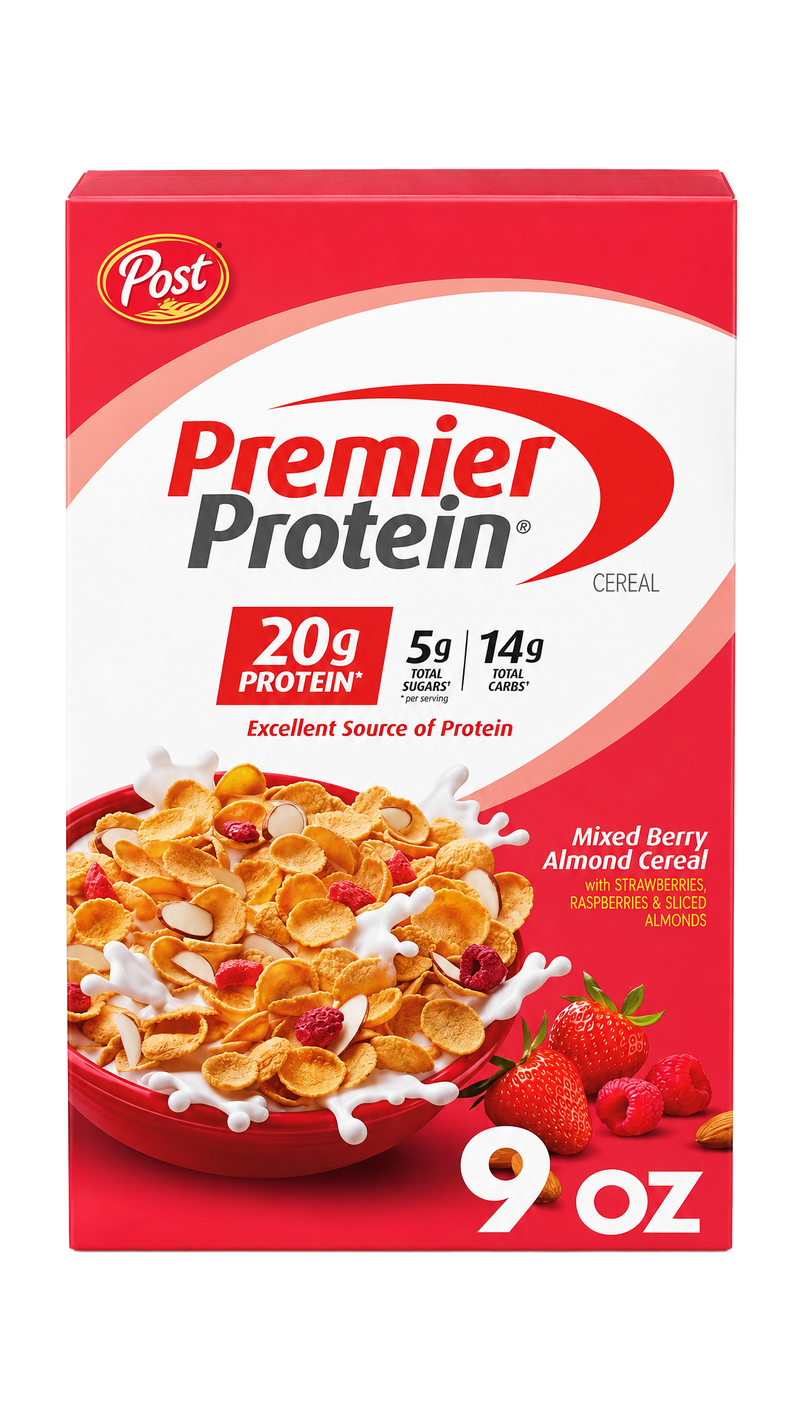 2 Boxes 20g Protein Premier Cereal