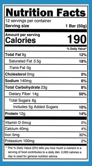 TRUBAR Vegan Protein Bars 12 Pieces