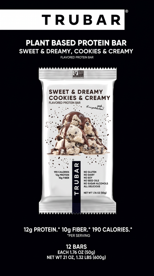 TRUBAR Vegan Protein Bars 12 Pieces