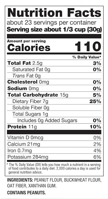 2 PBfit Multipurpose Baking Peanut Flour