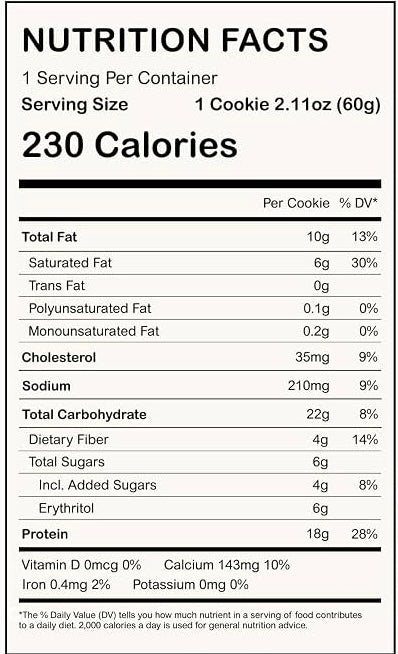 9 Pieces High Protein Cookies