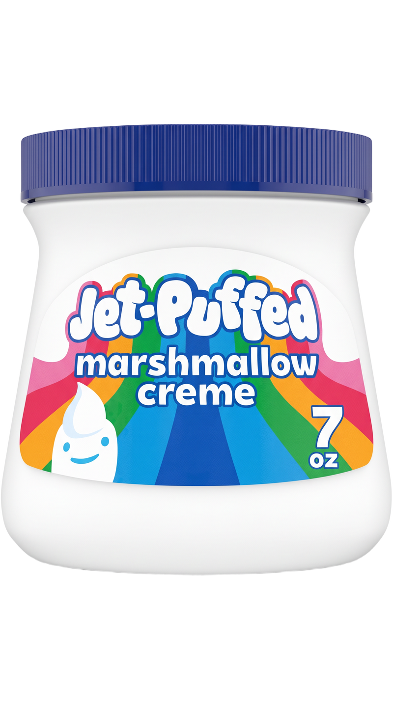 2 Pieces Jet-Puffed Marshmallow Creme