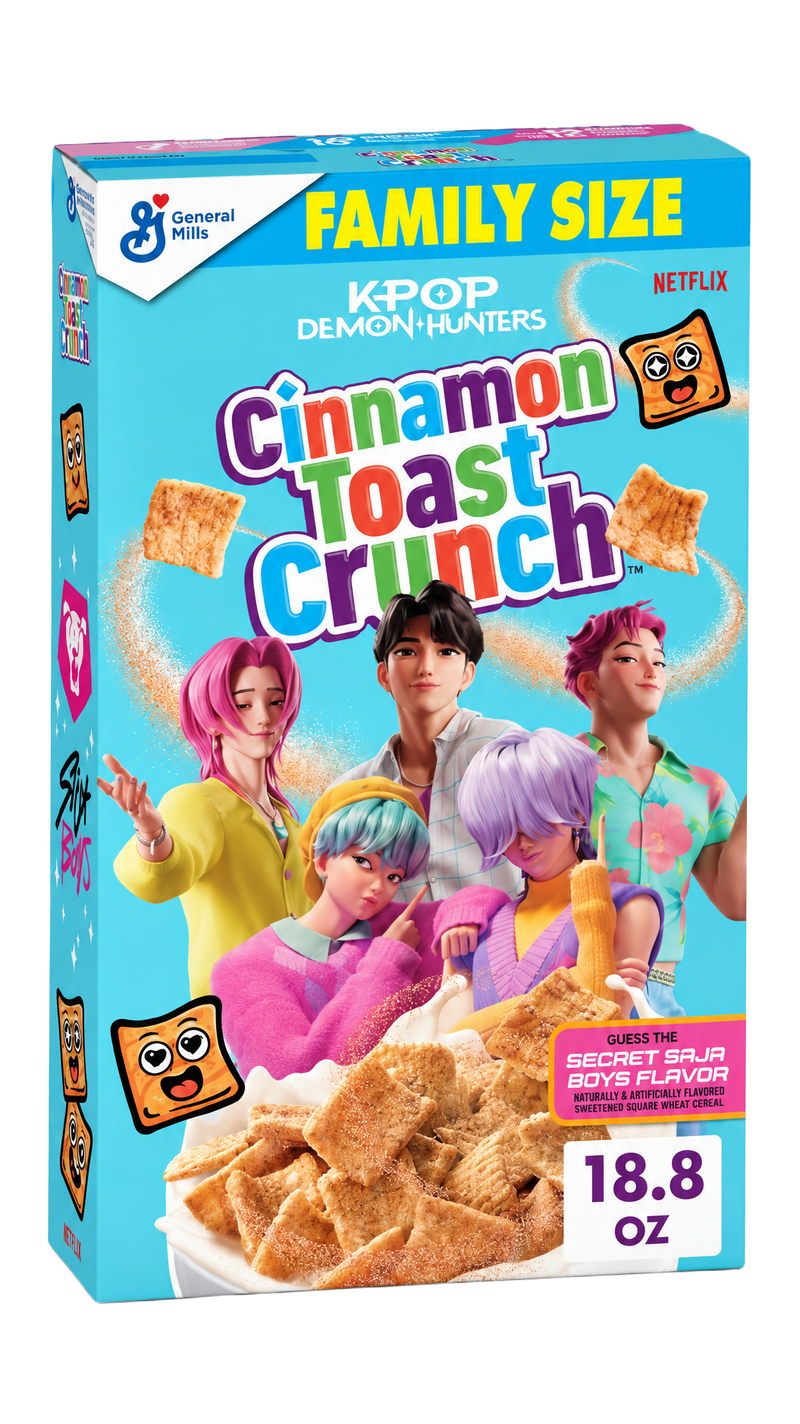 3 KPop Demon Hunters Cinnamon Toast Crunch