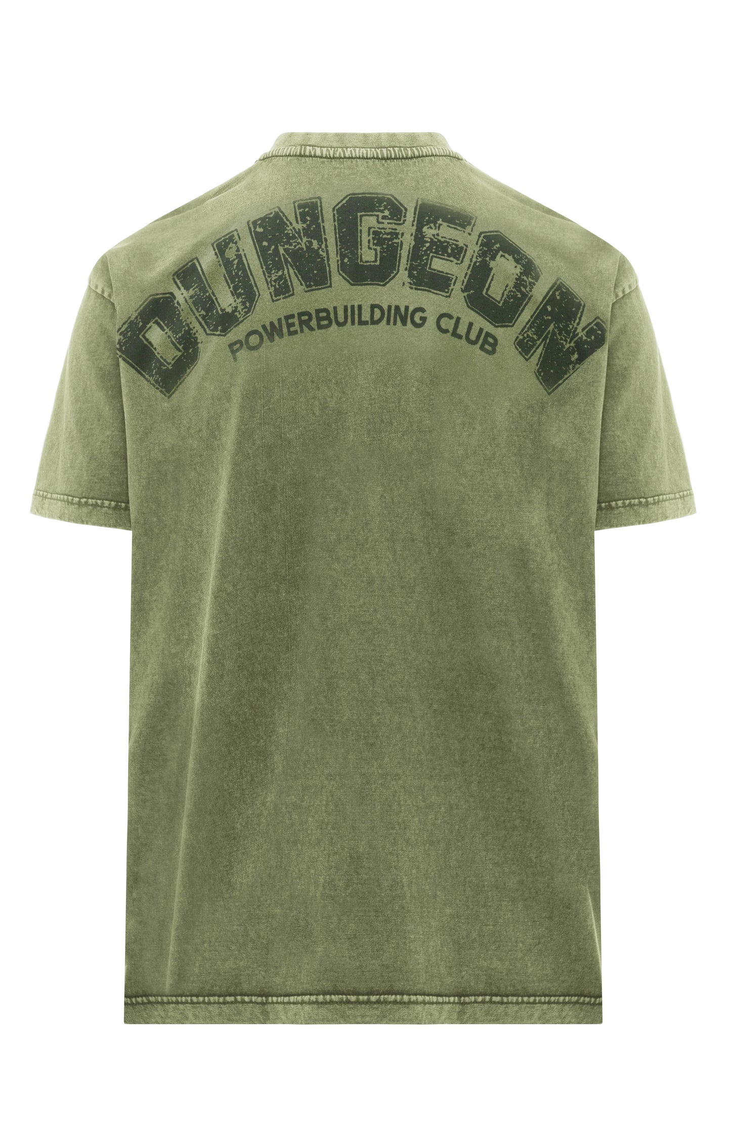 Acid Dungeon Oversized Tee - Olive Green