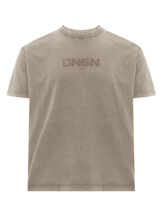 Acid Dungeon Oversized Tee - Beige