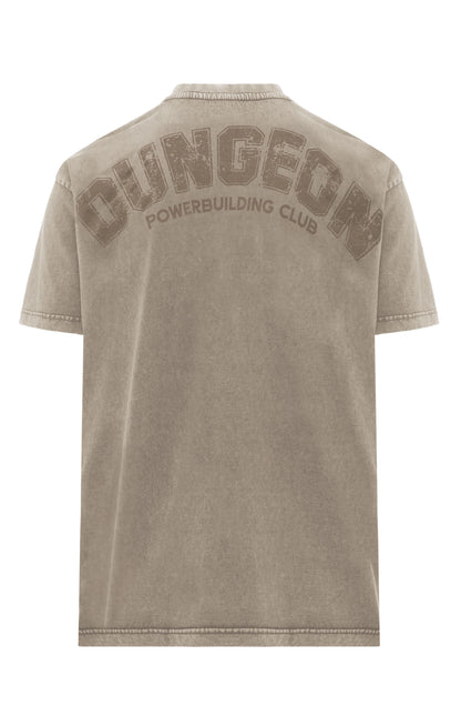 Acid Dungeon Oversized Tee - Beige