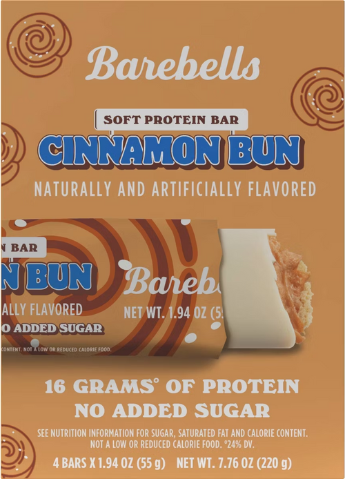 Barebells Soft Cinnamon Bun Protein Bars