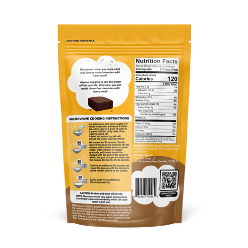 BOWL O’ GAINZ – BROWNIE BATTER