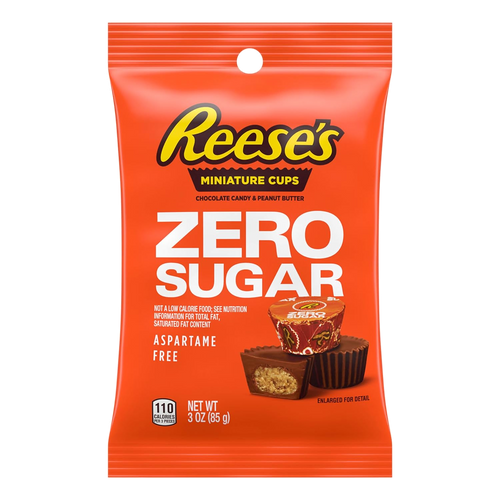 REESE’S Zero Sugar Miniature Peanut Butter Cups, 198 Pieces